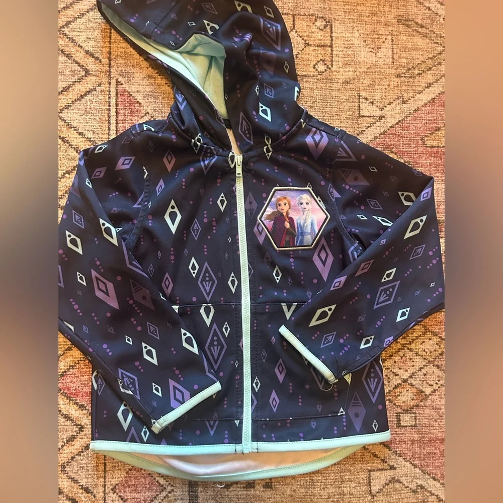 Frozen Jacket with Purple and Blue Pattern